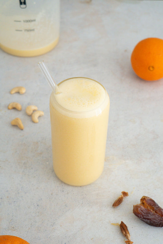 Orangenmilch