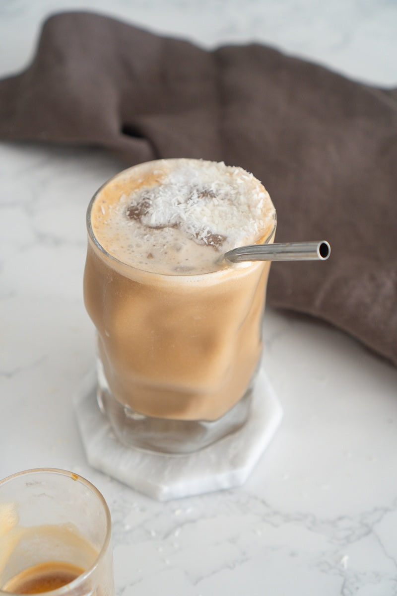 Kokosnuss-Eiskaffee