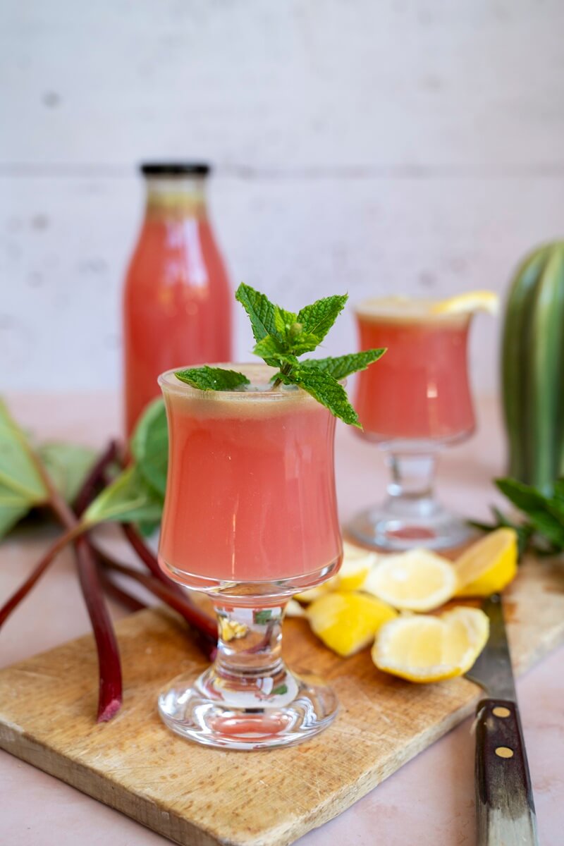 Rhabarber-Ingwer-Limonade