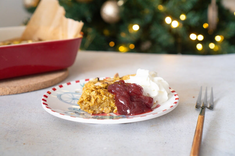 Safran-Haferflocken aus dem Ofen