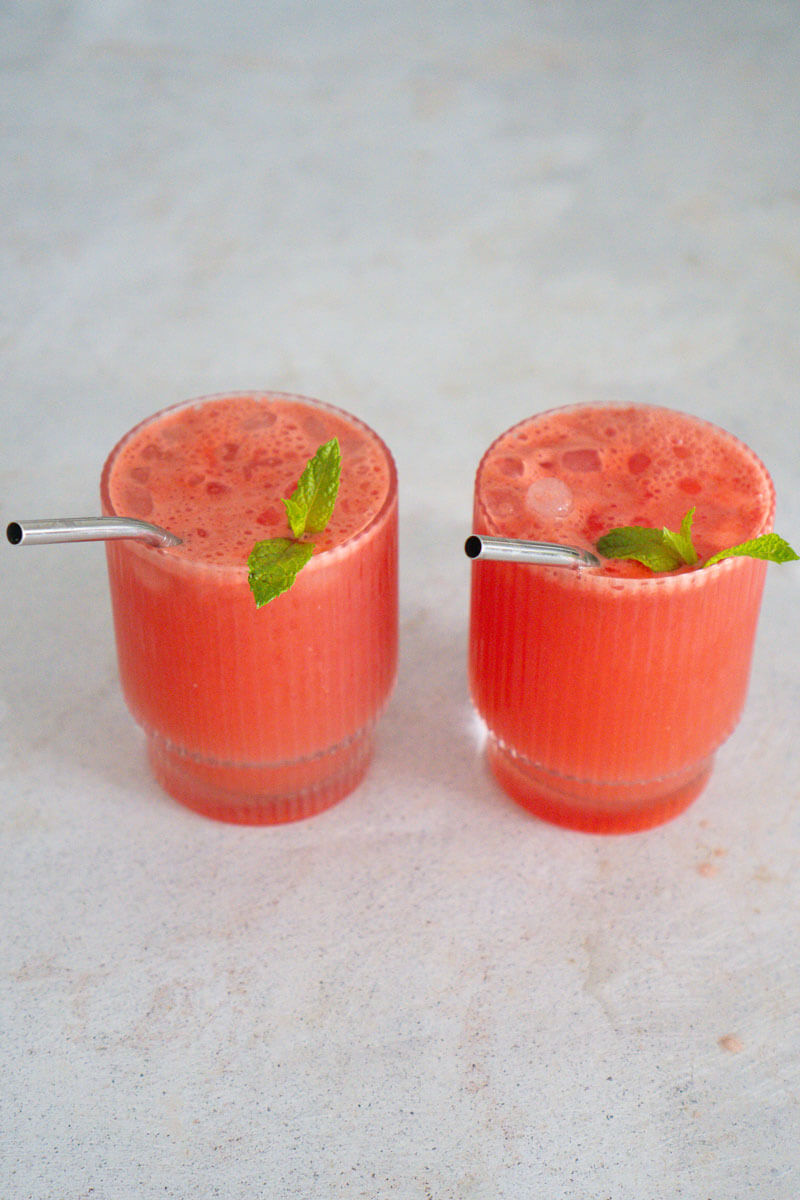 Wassermelonen-Limetten-Drink